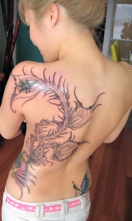 tattoo design phoenix. Free Lower Back Tattoo Design
